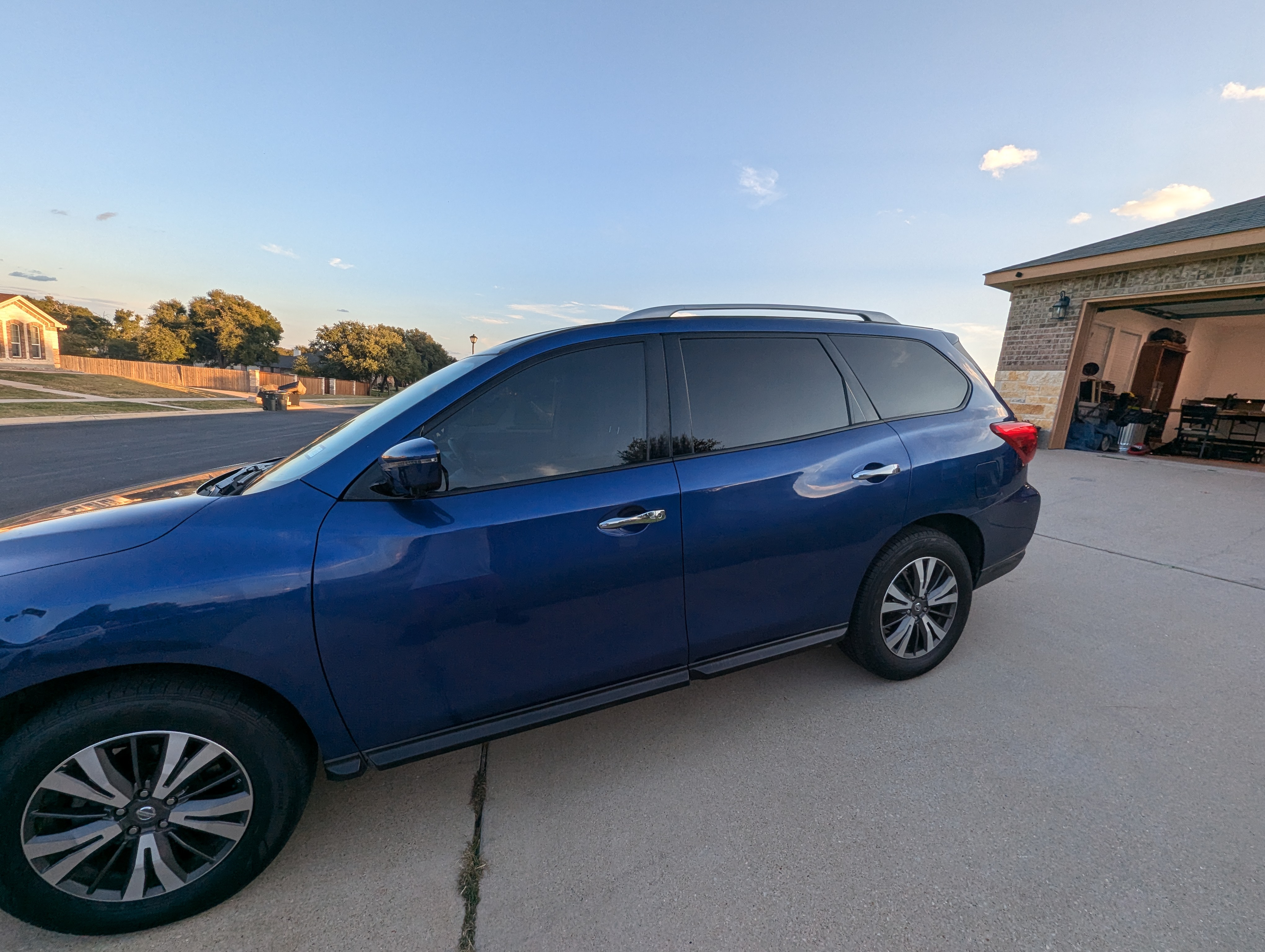 2020 Nissan Pathfinder with Chroma Elite window tint in Killeen, TX